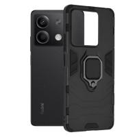 Techsuit Shield Silicone Back Cover voor Xiaomi Redmi Note 13 5G - Zwart