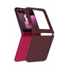 Techsuit Color Silicone Back Cover voor Motorola Razr 40 Ultra - Paars