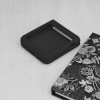 Techsuit Black Silicone Back Cover voor Motorola Razr 40 Ultra - Zwart
