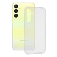 Techsuit Clear Silicone Back Cover voor Samsung Galaxy A25 - Transparant