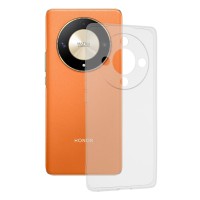 Techsuit Clear Silicone Back Cover voor HONOR Magic6 Lite - Transparant
