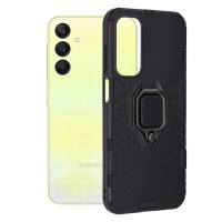 Techsuit Shield Silicone Back Cover voor Samsung Galaxy A25 - Zwart