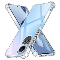 Techsuit Shockproof Back Cover hoesje voor Oppo Reno10/Reno10 Pro - Transparant