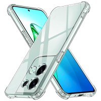 Techsuit Shockproof Back Cover hoesje voor Oppo Reno8 Pro - Transparant
