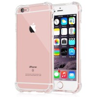 Techsuit Shockproof Back Cover hoesje voor Apple iPhone 6 / iPhone 6S - Transparant