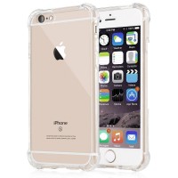 Techsuit Shockproof Back Cover hoesje voor Apple iPhone 6/6S/7/8 / iPhone SE 2022/2020 - Transparant
