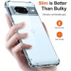 Techsuit Shockproof Back Cover hoesje voor Google Pixel 8a - Transparant