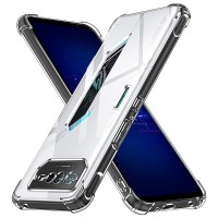 Techsuit Shockproof Back Cover hoesje voor Asus ROG Phone 6 - Transparant
