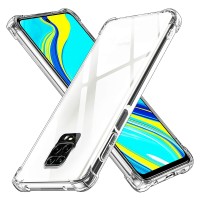 Techsuit Shockproof Back Cover hoesje voor Xiaomi Redmi Note 9S/9 Pro - Transparant