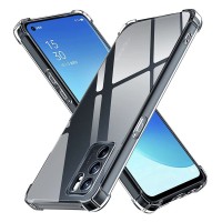 Techsuit Shockproof Back Cover hoesje voor Oppo Reno6 5G - Transparant