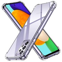 Techsuit Shockproof Back Cover hoesje voor Samsung Galaxy A52 4G/5G / A52s - Transparant