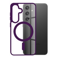 Techsuit MagSafe Pro Back Cover voor Samsung Galaxy S24 - Paars