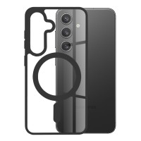Techsuit MagSafe Pro Back Cover voor Samsung Galaxy S24 - Zwart