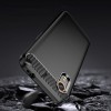 Techsuit Carbon Silicone Back Cover voor Samsung Galaxy Xcover 7 - Zwart