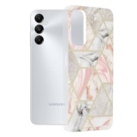 Techsuit Marble Back Cover voor Samsung Galaxy A05s - Pink Hex