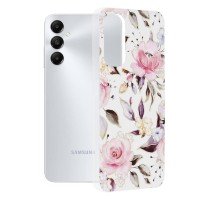 Techsuit Marble Back Cover voor Samsung Galaxy A05s - Chloe White