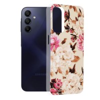 Techsuit Marble Back Cover voor Samsung Galaxy A15 4G/5G - Mary Berry Nude