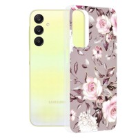 Techsuit Marble Back Cover voor Samsung Galaxy A25 - Bloom of Ruth Gray