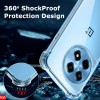 Techsuit Shockproof Back Cover hoesje voor OnePlus 12R - Transparant