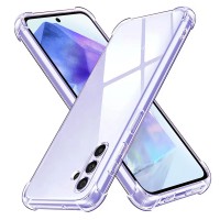 Techsuit Shockproof Back Cover hoesje voor Samsung Galaxy A55 - Transparant