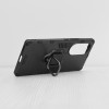 Techsuit Shield Silicone Back Cover voor HONOR 70 - Zwart