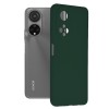 Techsuit Color Silicone Back Cover voor HONOR X7 - Groen