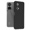 Techsuit Black Silicone Back Cover voor HONOR X7 - Zwart