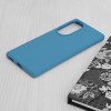Techsuit Color Silicone Back Cover voor HONOR 70 - Blauw