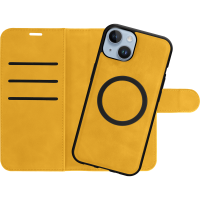 Just in Case Detachable 2-in-1 Wallet Case met MagSafe voor Apple iPhone 14 Plus - Geel