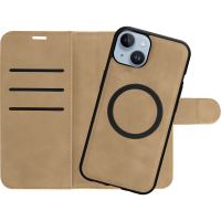Just in Case Detachable 2-in-1 Wallet Case met MagSafe voor Apple iPhone 14 Plus - Bruin