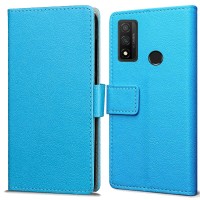 Just in Case Classic Wallet Case voor Huawei P Smart 2020 - Blauw