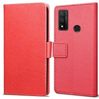 Just in Case Classic Wallet Case voor Huawei P Smart 2020 - Rood