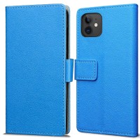 Just in Case Classic Wallet Case voor Apple iPhone 12 Mini - Blauw