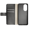 Just in Case Classic Wallet Case voor Motorola Edge 30 Pro - Zwart