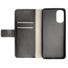 Just in Case Classic Wallet Case voor Motorola Moto G52 - Zwart