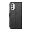 Just in Case Classic Wallet Case voor Motorola Moto G82 - Zwart