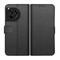 Just in Case Classic Wallet Case voor OnePlus 12R - Zwart