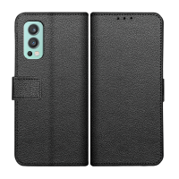 Just in Case Classic Wallet Case voor OnePlus Nord 2 - Zwart