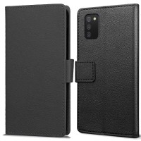 Just in Case Classic Wallet Case voor Samsung Galaxy A02s - Zwart