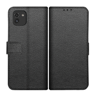 Just in Case Classic Wallet Case voor Samsung Galaxy A03 - Zwart