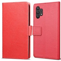 Just in Case Classic Wallet Case voor Samsung Galaxy A32 - Rood
