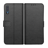 Just in Case Classic Wallet Case voor Samsung Galaxy A50 - Zwart