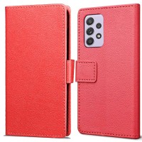 Just in Case Classic Wallet Case voor Samsung Galaxy A72 - Rood