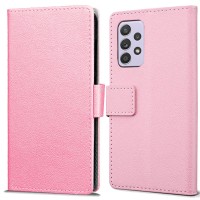 Just in Case Classic Wallet Case voor Samsung Galaxy A72 - Roze