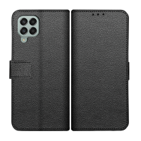 Just in Case Classic Wallet Case voor Samsung Galaxy M33 - Zwart