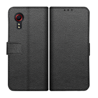 Just in Case Classic Wallet Case voor Samsung Galaxy Xcover 5 - Zwart