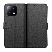 Just in Case Classic Wallet Case voor Xiaomi 13 Pro - Zwart