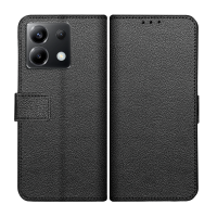 Just in Case Classic Wallet Case voor Xiaomi Poco X6 - Zwart