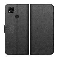 Just in Case Classic Wallet Case voor Xiaomi Redmi 10A - Zwart