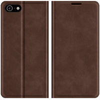 Just in Case Wallet Case Magnetic voor Apple iPhone SE 2022/2020 / iPhone 7/8 - Bruin